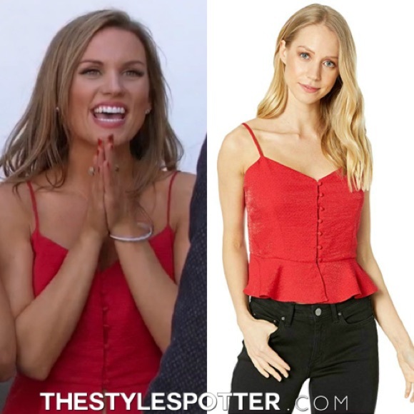 NWT WAYF Vanessa Button Front Cami Small - Picture 3 of 8